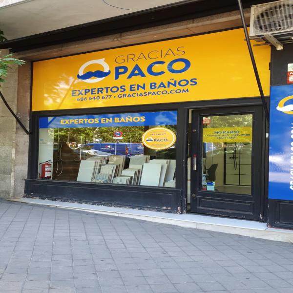 Tienda de baño en la Castellana